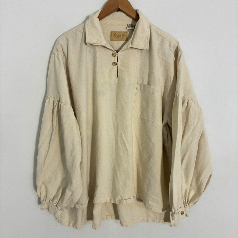 Vintage Scully Rangewear Pullover Shirt Mens XXL Old West Historical Western
